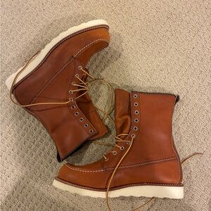 New Red Wing 8-Inch Classic Moc 0877 Oro Legacy Leather 10D